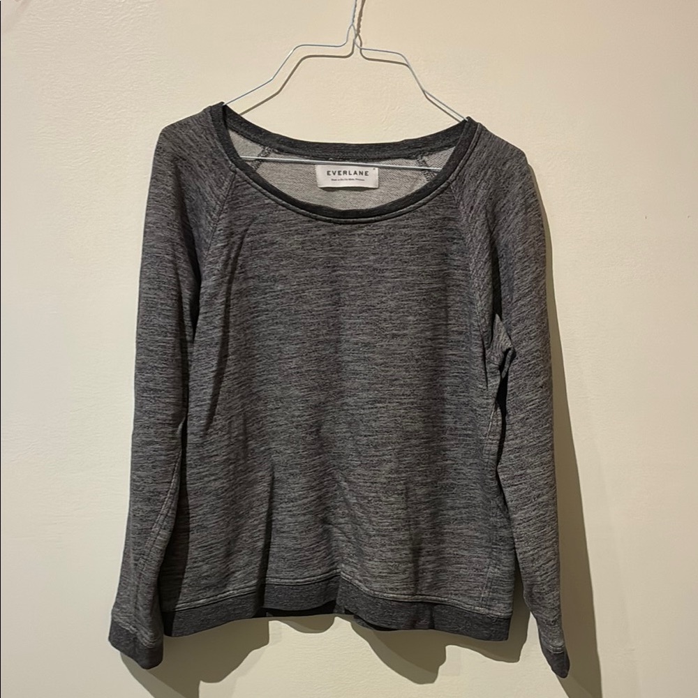 Everlane Women's Charcoal Heather Sweatshirt - Women’s M